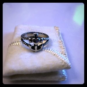 James Avery Faith Hope Love ring